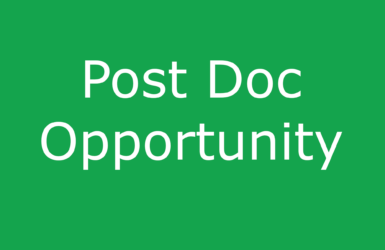 Image with text stating 'Post Doc Opportunity'
